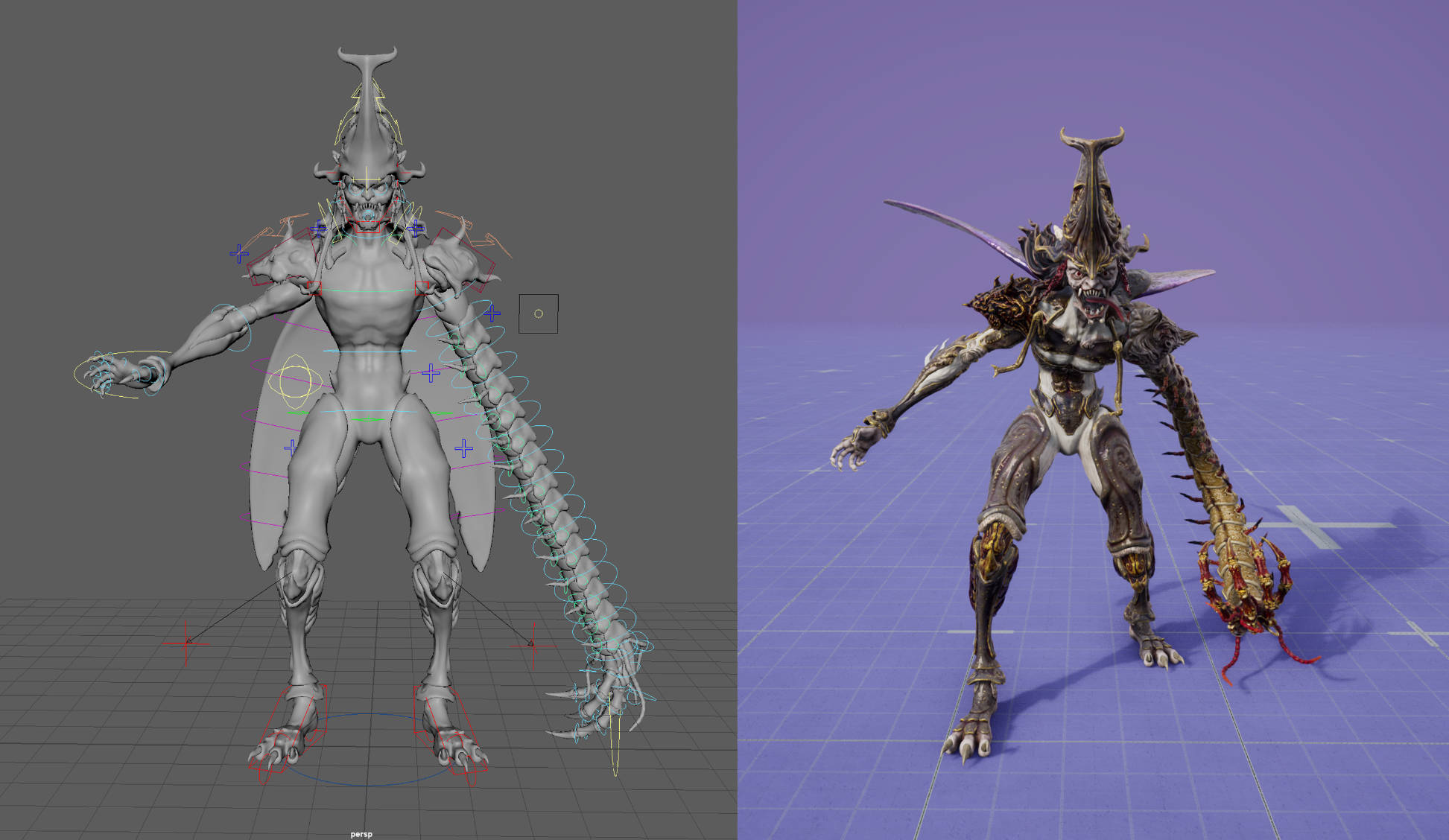 Creature Rigging & Animation project preview